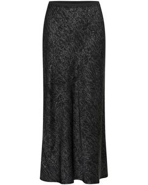 Kaffe Midi Skirts - Negro