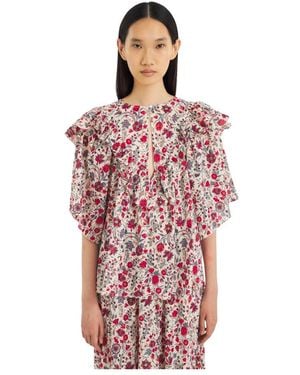 Antik Batik Blouses - Red