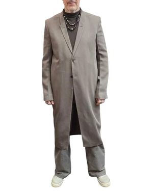 Rick Owens Redingote Jacket - Grijs