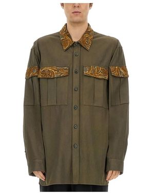 Dries Van Noten Casual Shirts - Green