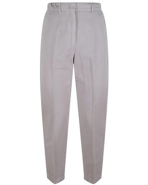 Incotex Wide Trousers - Grey