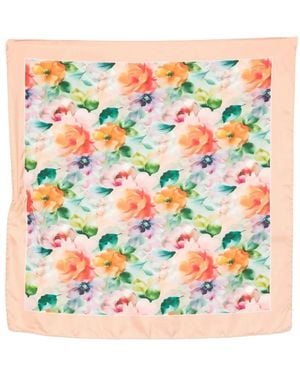 D'Aniello Silky Scarves - White
