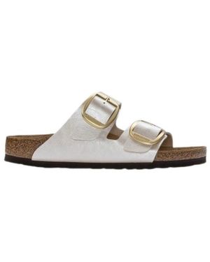 Birkenstock Sliders - White