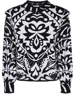 FARM Rio Round-Neck Knitwear - Zwart