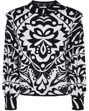 FARM Rio Round-Neck Knitwear - Zwart