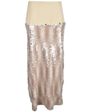 Erika Cavallini Semi Couture Maxi Skirts - Natural