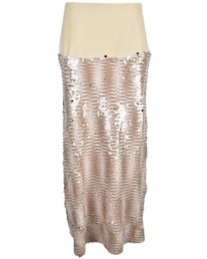 Erika Cavallini Semi Couture Maxi Skirts - Natural