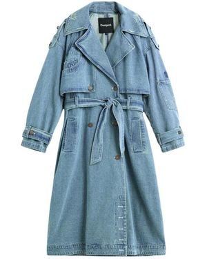Desigual Chaq Gresil Trenchcoat - Blau