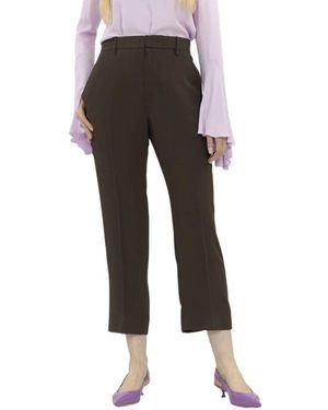 N°21 Cropped Trousers - Schwarz
