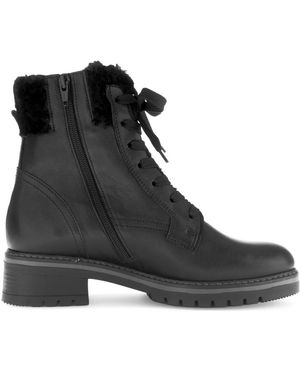 Gabor Lace-Up Boots - Negro