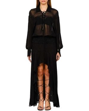 Patrizia Pepe Maxi Dresses - Black
