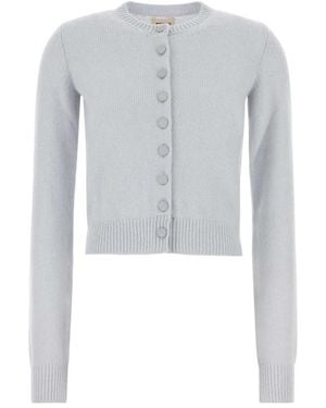 KHAITE Everheart Cardigan - Blauw