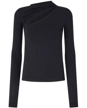 Pinko Long Sleeve T-Shirts - Blue