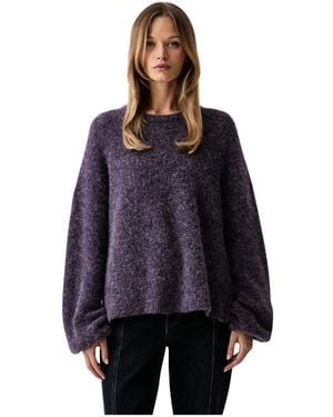 Gestuz Round-Neck Knitwear - Blu