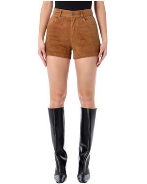 Haikure Short Shorts - Brown