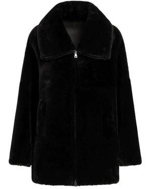 Blancha Faux Fur & Shearling Jackets - Black