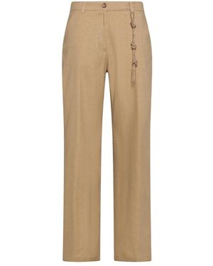 Seventy Straight Trousers - Natural