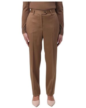 Kiton Slim-Fit Trousers - Brown