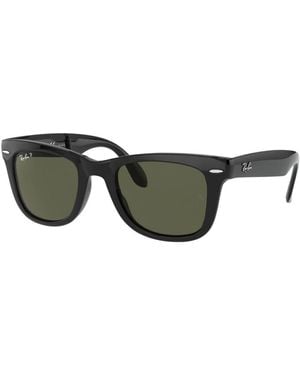 Ray-Ban Faltbare wayfarer sonnenbrille - Grün
