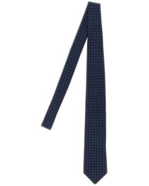 Brunello Cucinelli Mr8360018 Seidenkrawatte - Blau