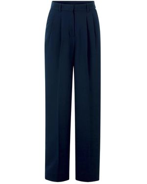 Rich & Royal Wide Trousers - Blu