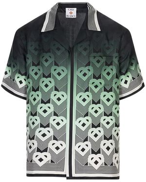 CASABLANCA Short Sleeve Shirts - Groen