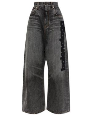 Balenciaga Wide Jeans - Gris