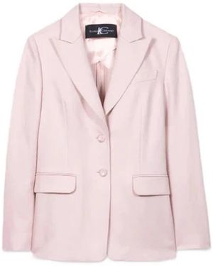 Luisa Cerano Jassen ,Roze ,Blazer Met Twee Knopen