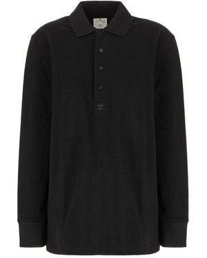 Courreges Polo Shirts - Nero
