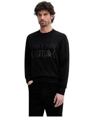 Versace Jeans Couture Round-Neck Knitwear - Nero