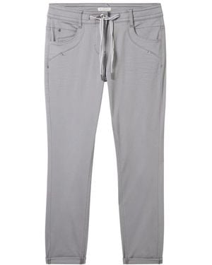 Tom Tailor Relaxed Tapered Broek - Grijs