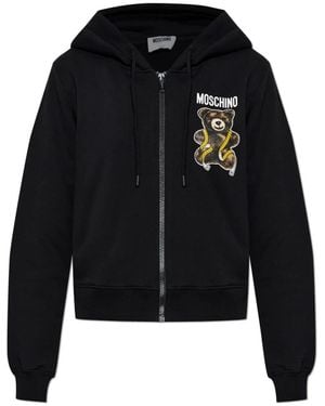 Moschino Zip-Throughs - Negro