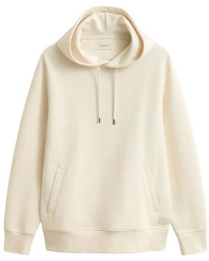 GANT Interlock Hoodie - Naturel