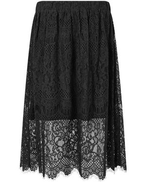 Lolly's Laundry Midi Skirts - Negro