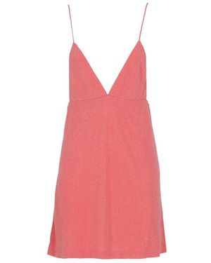 DSquared² Kleedjes ,Roze ,Glamoureuze Roze Strass Jurk