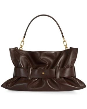 Balmain Anthem Medium Umhängetasche - Braun