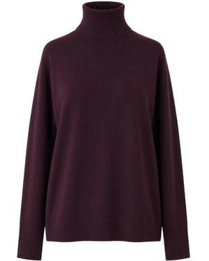 SOLOTRE Turtlenecks - Violet