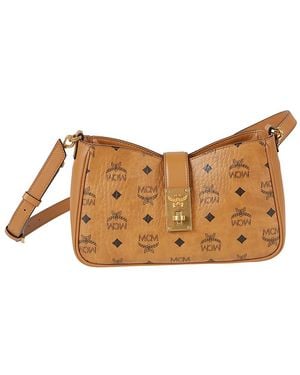 MCM Tracy Vi Schultertasche - Braun