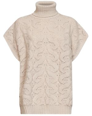 Etro Truien & Vesten ,Wol Turtleneck Trui - Naturel