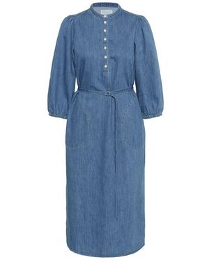 Part Two Midi Dresses - Bleu