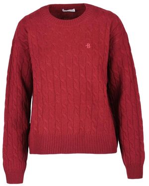 Ballantyne Round-Neck Knitwear - Rojo