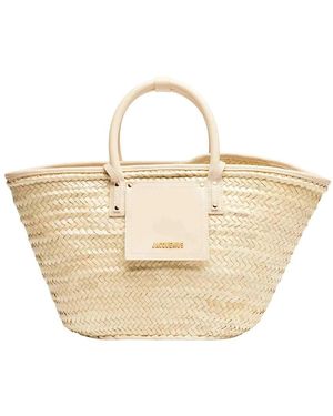 Jacquemus Le Panier Soli Schoudertas - Metallic