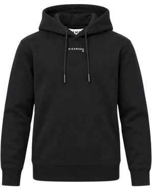 John Richmond Kapuzenpullover Mit Mini-Logo - Schwarz