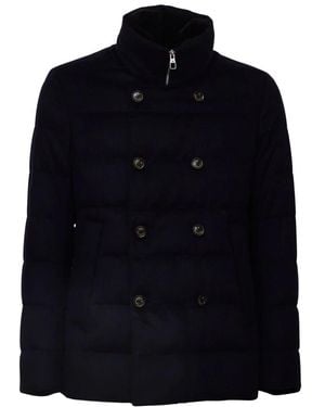 Montecore Double-Breasted Coat - Blauw