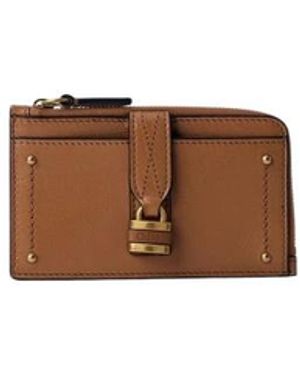 Chloé Paddington Small Card Holder - Bruin