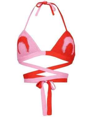 Marine Serre Bikinis - Rosso