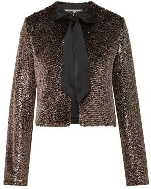 Veronica Beard Bancroff Sequin Jasje - Zwart