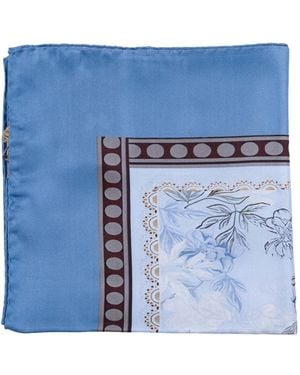 D'Aniello Silky Scarves - Bleu