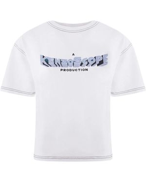 KENZO Elegante Witte Katoenen Top Vrouwen