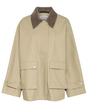 Soaked In Luxury Light Jackets - Natural